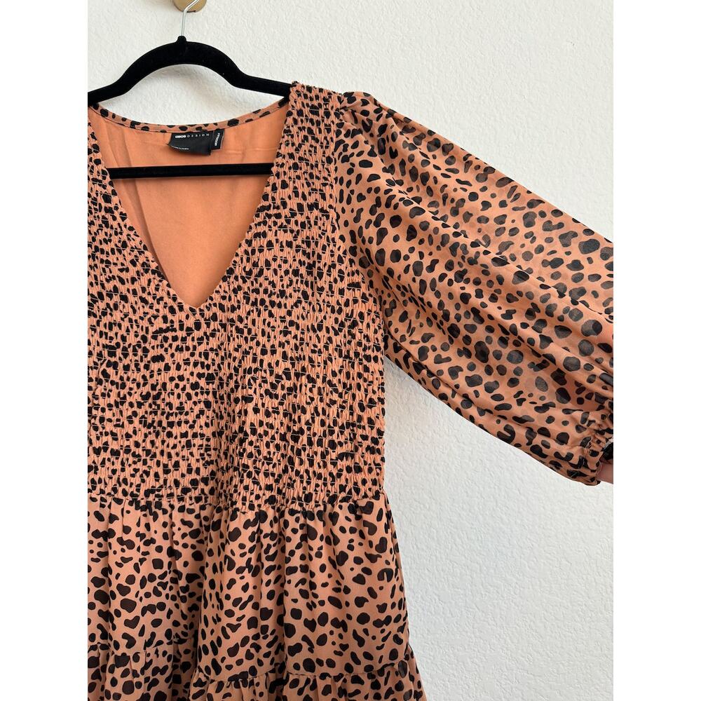 ASOS Cheetah Spotted‎ Mini Dress - Picture 7 of 7